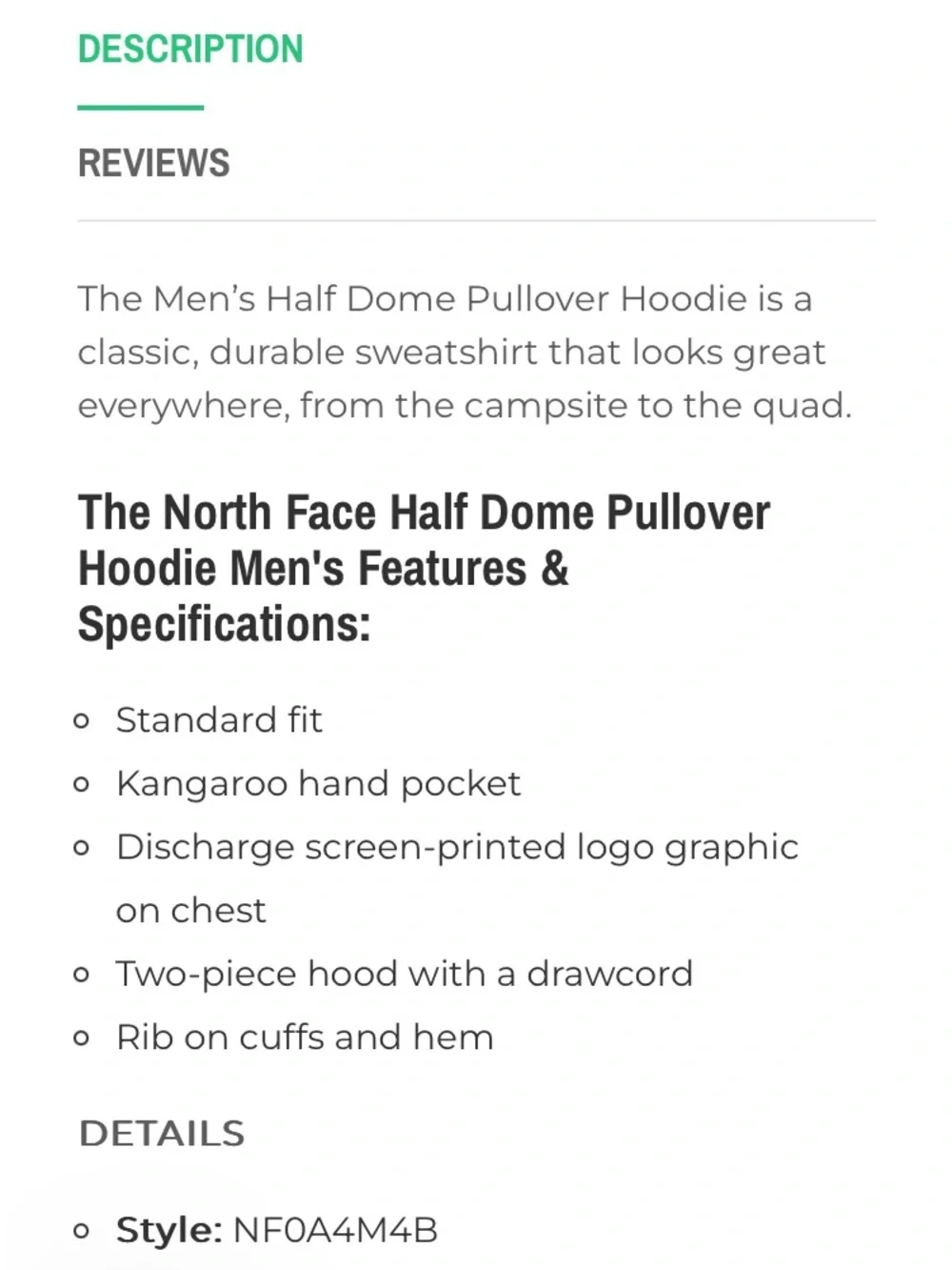 THE NORTH FACE - Men’s Half Dome Hoodie